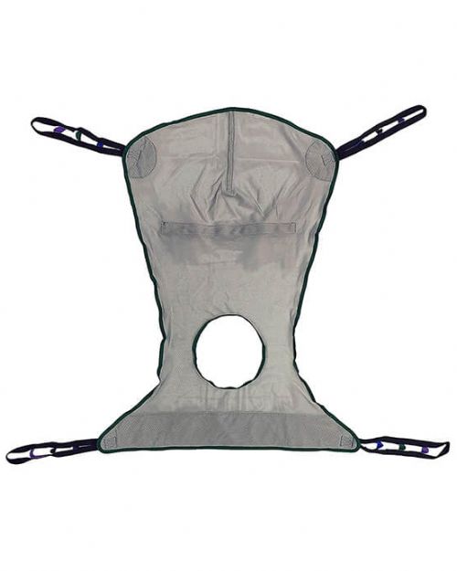 Full Mesh Shower Body Sling with Commode Opening